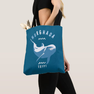 Swimming with Dolphins Hurghada Egypt T-Shirt Tote Bag