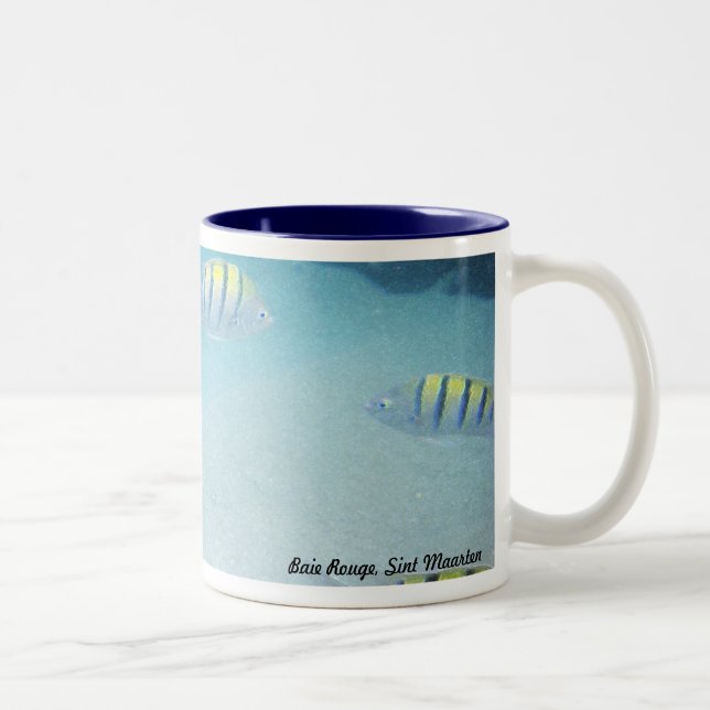 Swimming with fishes mug (Right)