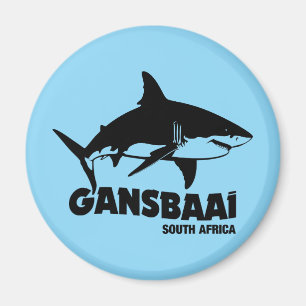 Swimming With Great White Sharks - Gansbaai Diving Magnet