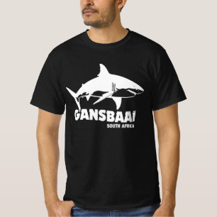 Swimming With Great White Sharks - Gansbaai Diving T-Shirt