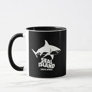 Swimming With Great White Sharks - Seal Island Mug