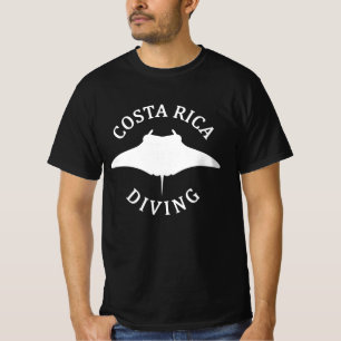 Swimming With Manta Ray - Costa Rica Scuba Diving T-Shirt