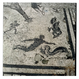 Swimming with the Dolphins, from the Frigidarium o Ceramic Tile