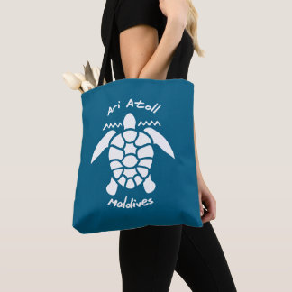 Swimming With Turtles at The Maldives on Ari Atoll Tote Bag