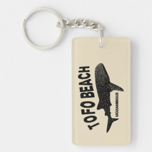 Swimming With Wale Sharks - Tofo Beach Mozambique Key Ring