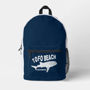 Swimming With Wale Sharks - Tofo Beach Mozambique Printed Backpack