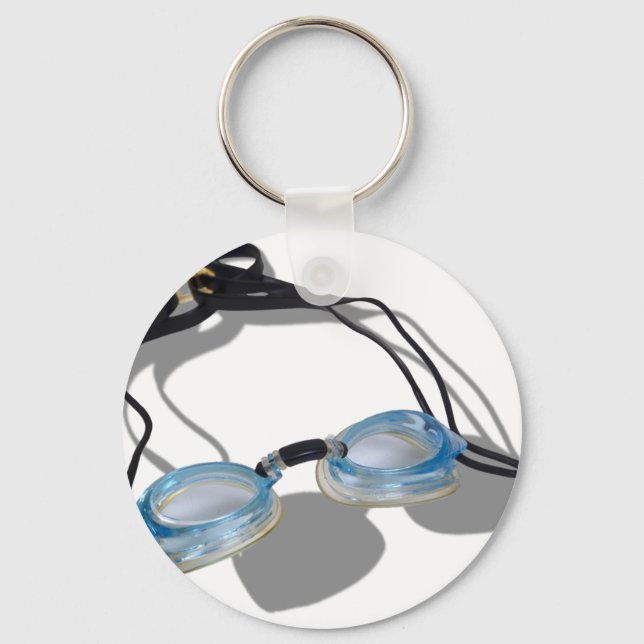 SwimmingGoggles091210 Key Ring (Front)