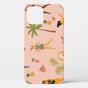 Swimsuit Ladies: Tropical Vintage Dance iPhone 12 Case