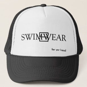 Swimwear fer yer head trucker hat
