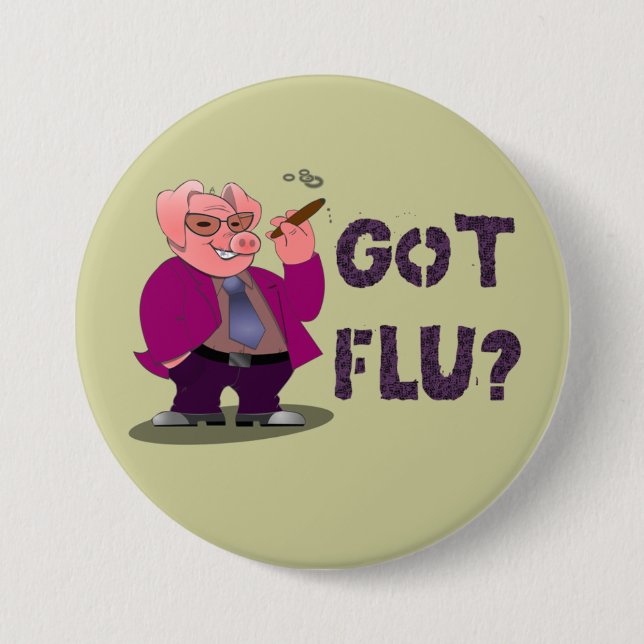 Swine Flu Button (Front)