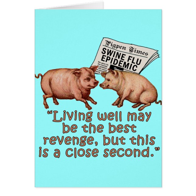 Swine Flu Humour Products (Front)