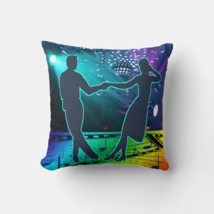 Swing Dance Couple Stage Lights Music Floor Cushion