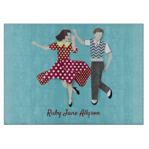 Swing Dance Cutting Board