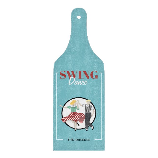 Swing Dance Cutting Board (Front)