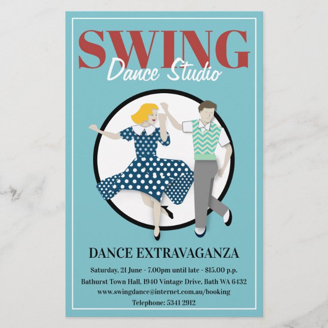 Swing Dance Flyer (Front)