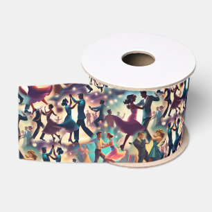 Swing Dance Grosgrain Ribbon