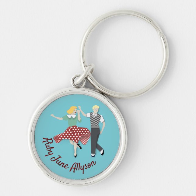 Swing Dance Key Ring (Front)