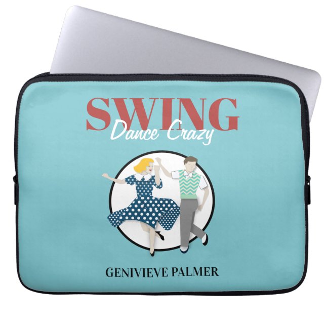 Swing Dance Laptop Sleeve (Front)
