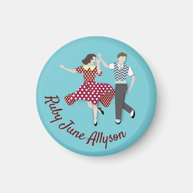 Swing Dance Magnet (Front)