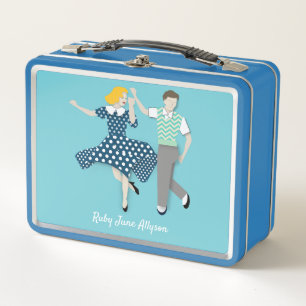 Swing Dance Metal Lunch Box