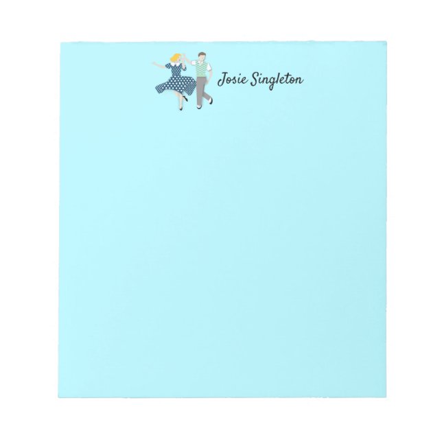 Swing Dance Notepad (Front)