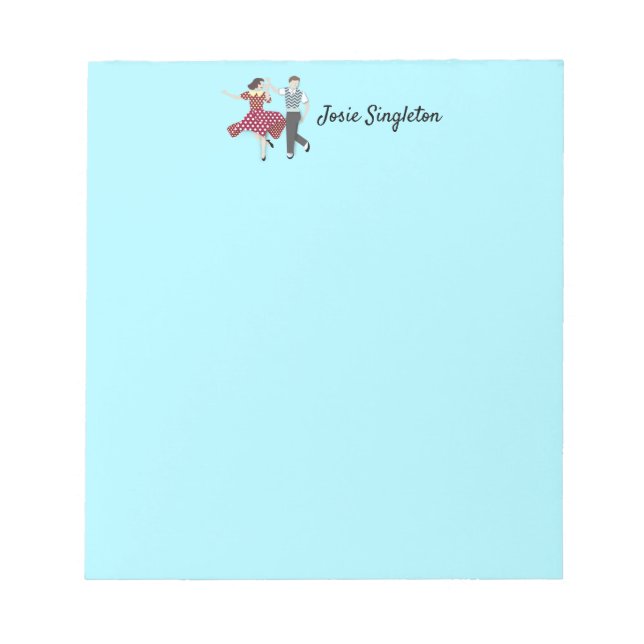 Swing Dance Notepad (Front)