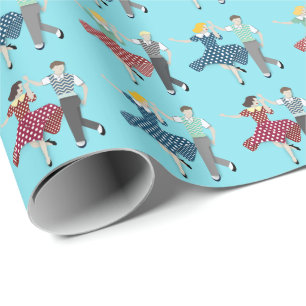 Swing Dance Wrapping Paper