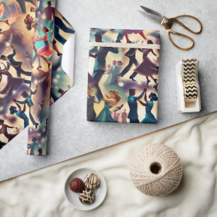 Swing Dance Wrapping Paper