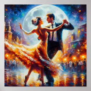 Swing Dancing Ballroom Dancing Dancer Dance Poster