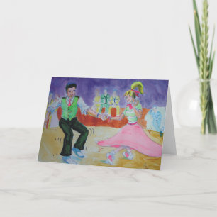 Swing Dancing on saturday night Card
