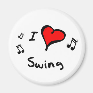 Swing I Heart-Love Gift Magnet
