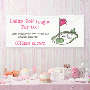 Swing into Celebration! Let's Par-Tee! Banner