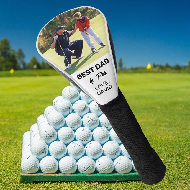 Swing of Love: Best Dad's Custom Par Golf Head Cover (Creator Uploaded)
