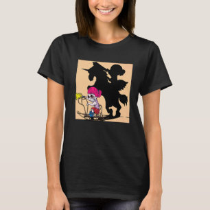 Swing Rocking Horse Unicorn Childhood Riding Women T-Shirt