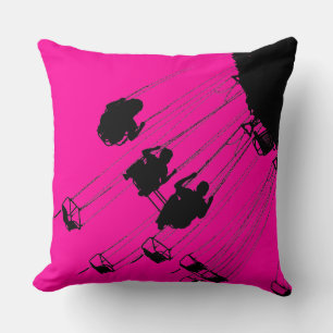 Swing Roundabout - Hot Pink Cushion