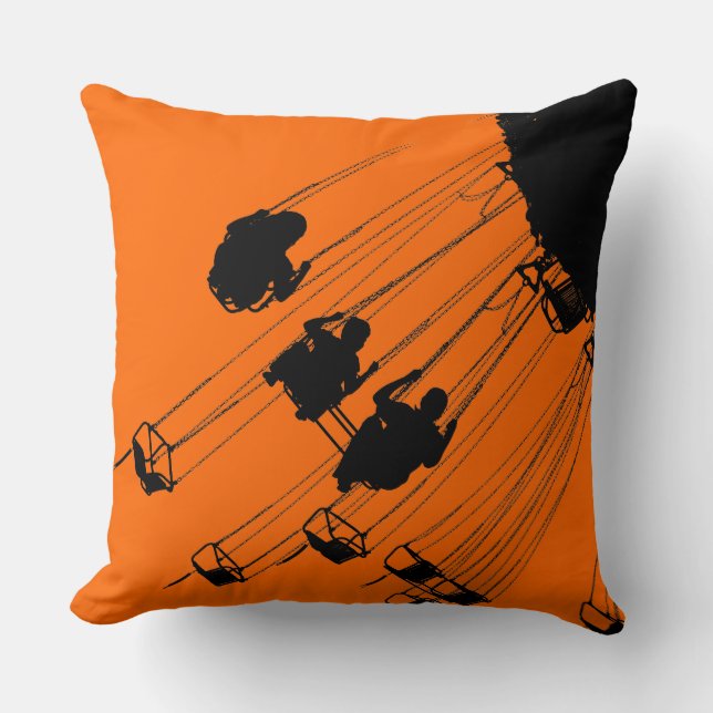 Swing Roundabout - Orange Cushion (Front)