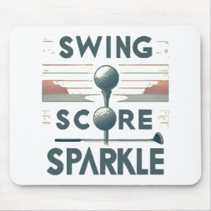 Swing, Score, Sparkle Mouse Pad
