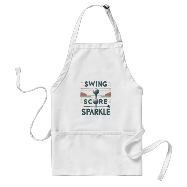 Swing, Score, Sparkle  Standard Apron (Front)