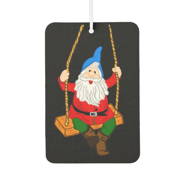 Swing Set Dwarf Car Air Freshener (Front)