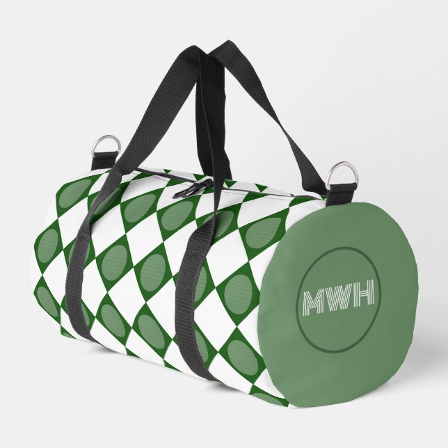 Swing & Style: Personalized Golf Duffel Bag (Left Corner)