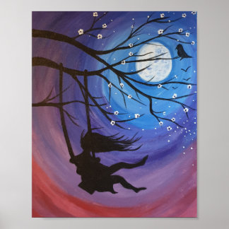 Swing Under the Moon Poster