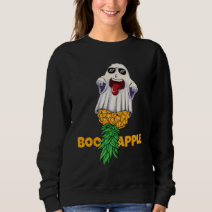 Swinger Halloween BooApple Boo Pineapple Ghost Men Sweatshirt
