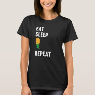 Swinger Polyamory Couple Swinging Upside Down Pine T-Shirt