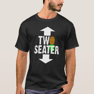 Swinger Two Seater Upside Down Pineapple  Cool T-Shirt