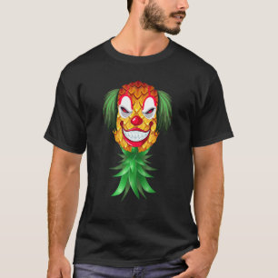 Swinger Upside Down Pineapple Creepy Clown Hallowe T-Shirt