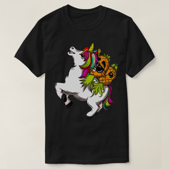 Swingers Couple Pineapple Swinging on a Unicorn Sw T-Shirt (Design Front)