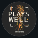 Swingers Lifestyle Funny Upside Down Pineapple Classic Round Sticker<br><div class="desc">Hope you like it</div>