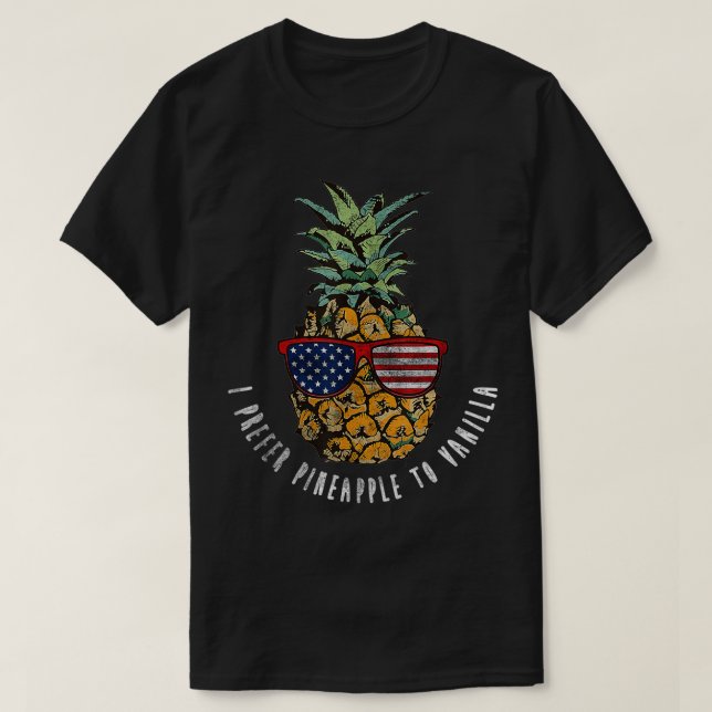 Swingers Lifestyle prefer pineapple to vanilla fun T-Shirt (Design Front)