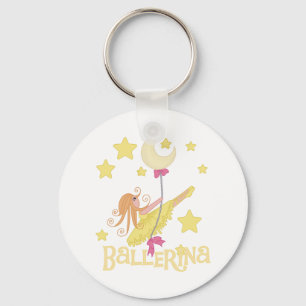 Swinging Ballerina Tshirts and Gifts Key Ring