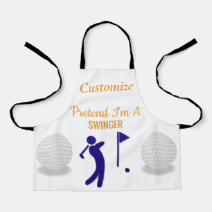 Swinging Golfer Thunder_Thunder_Cove Apron